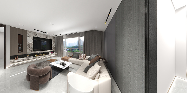 王帆设计-九号公馆B5-2-801效果图.-装修设计方案