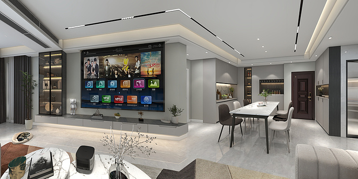 敬斌-春天里4-2-1301效果-装修设计方案