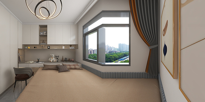 小张是名设计狮-天竺华府7-2-302-装修设计方案