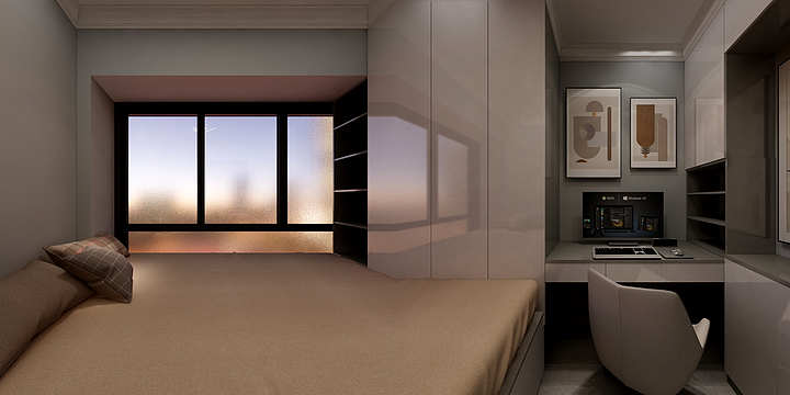 X一L设计一Bin-龙熙花园-Model-装修设计方案