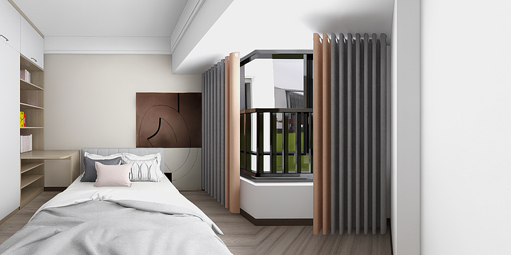 新莲-云梦轩余老师带飘窗柜-装修设计方案