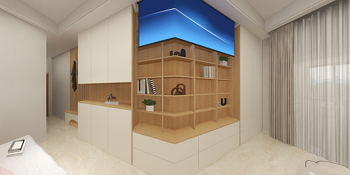 卷毛家整屋定制张洁-小公寓-装修设计方案