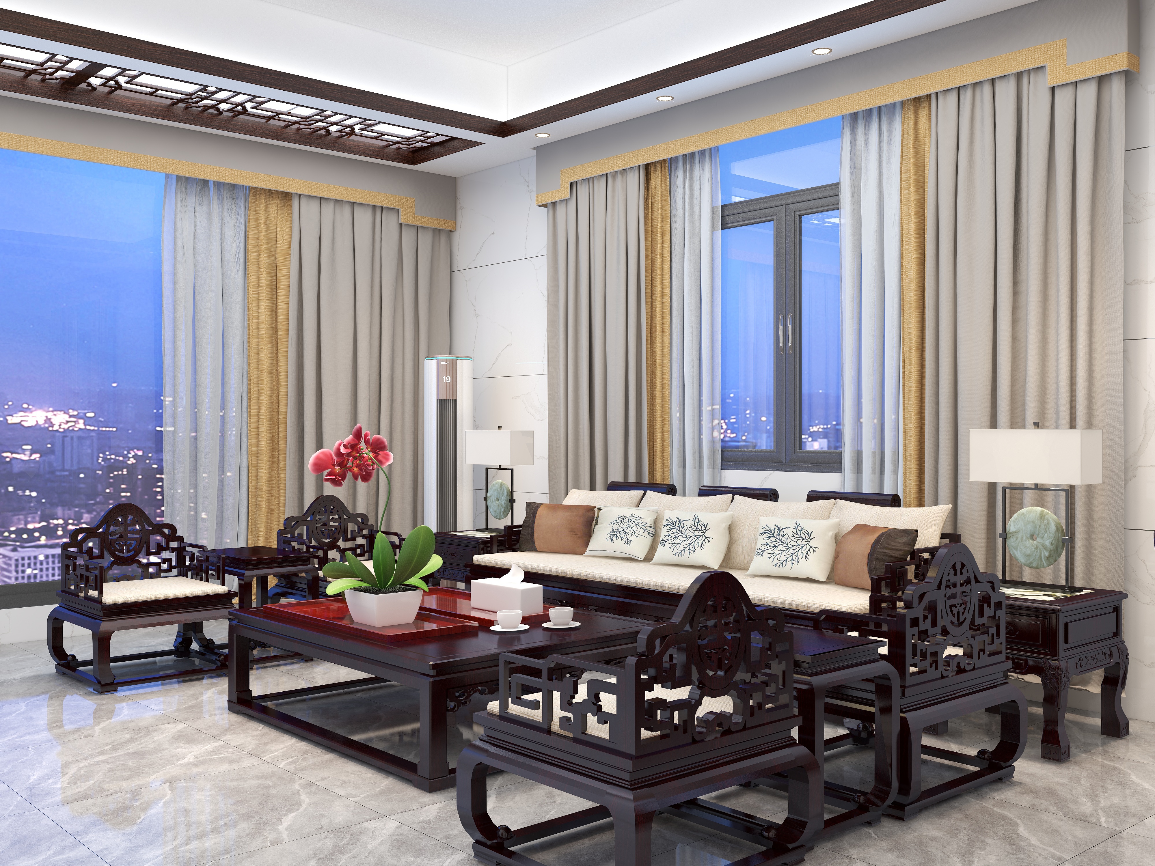 JW空间设计-惠来ˉ自建房装修效果图