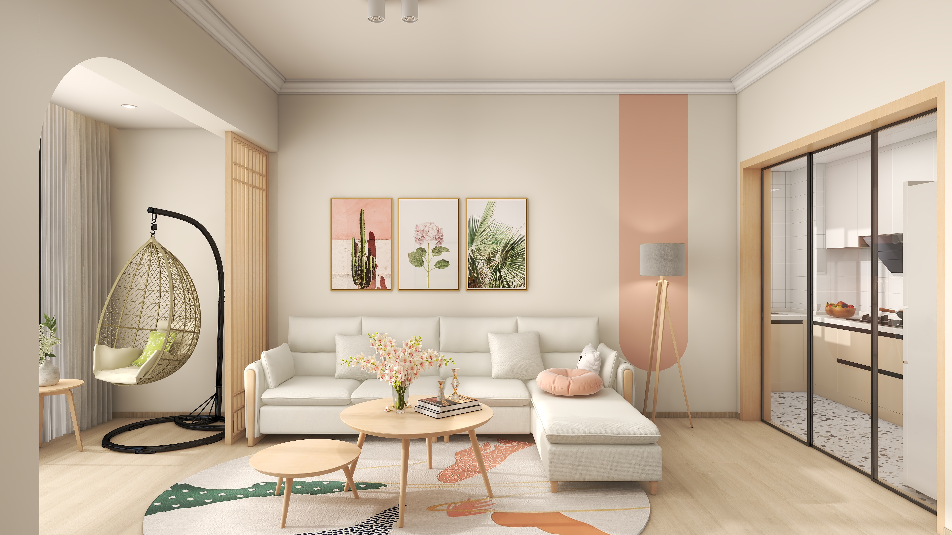 泸州德琅VhXd-北欧原木风清新自然80m²二室一厅一厨一卫-装修设计方案