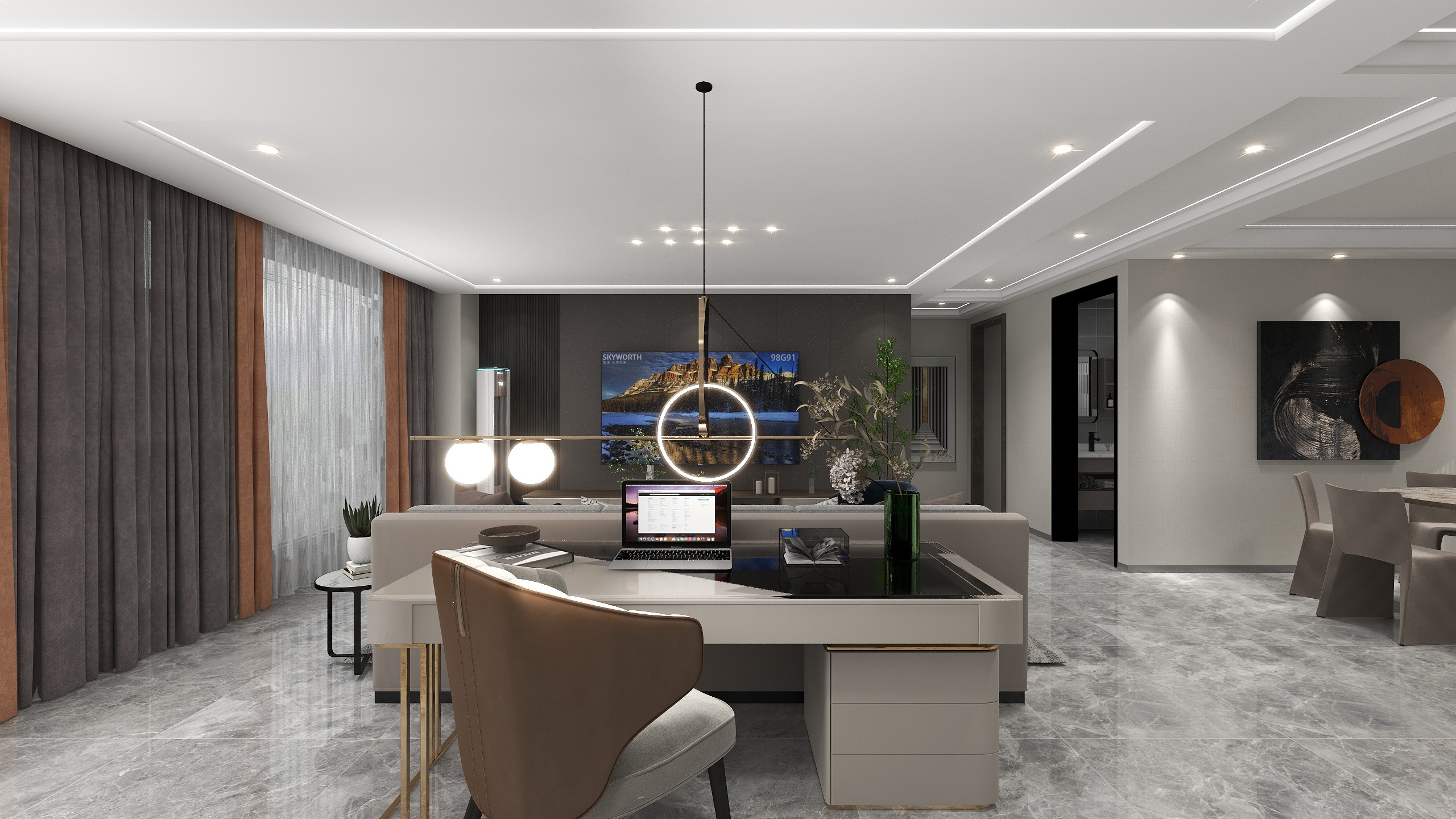 设计师玉京子-现代风格装修效果图