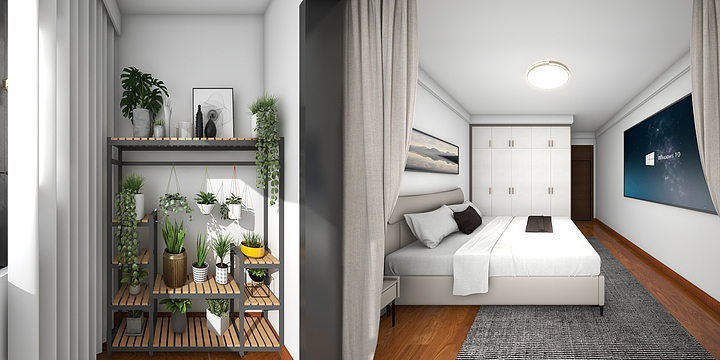 五华伊恋全屋定制-书香大地C6-2-502-副本-副本-装修设计方案