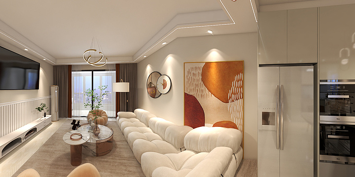 桃桃杨乐PVJX-雨润华府21#2605-装修设计方案