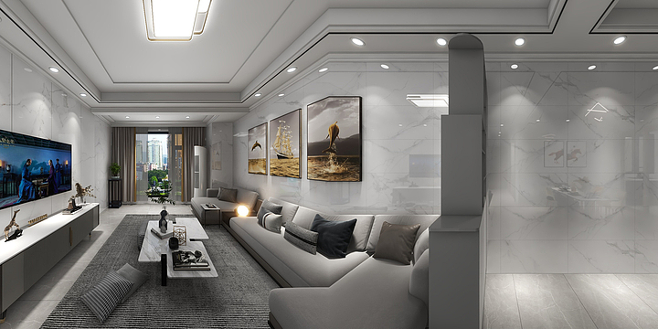 新匠室内设计工作室-新城南苑二期-胡先生雅居-装修设计方案