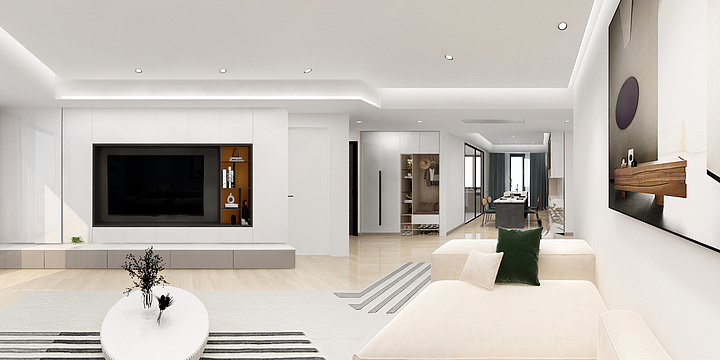 I效果图I.-上海老客户-现代简约-副本-装修设计方案