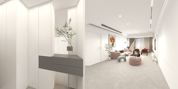 空间及色彩搭配定制-天骄2-901-装修设计方案