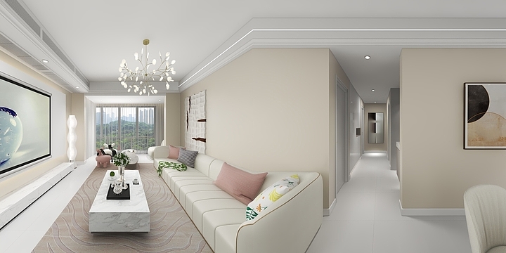 鸿鹄丶烙烨-恒天学士山公园城二期三期113㎡1室-装修设计方案