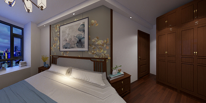 乾清阁-碧桂园黄金时代中清苑32栋  406-修改-装修设计方案