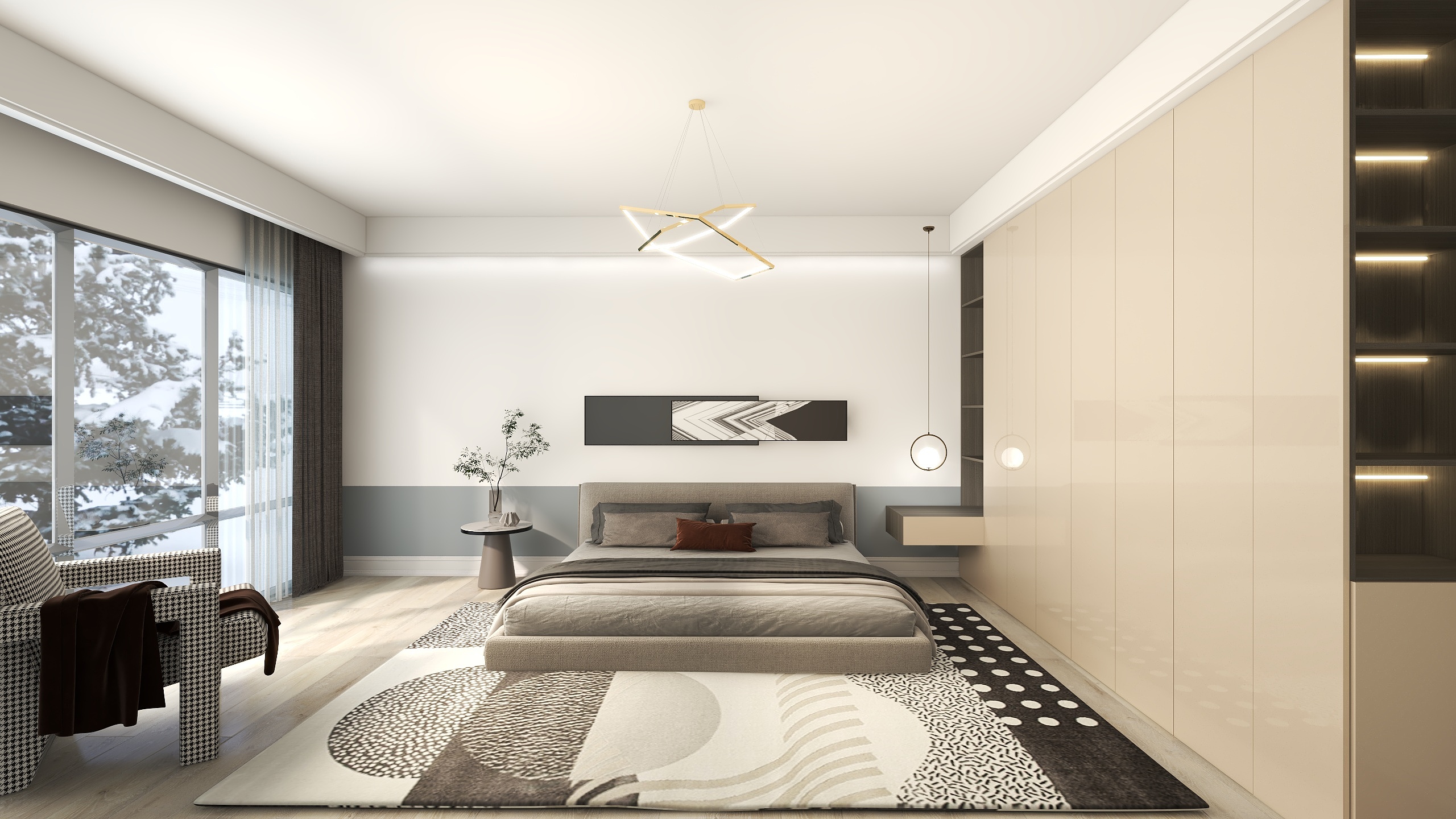 韦斌斌-卧室空间搭配-装修设计方案