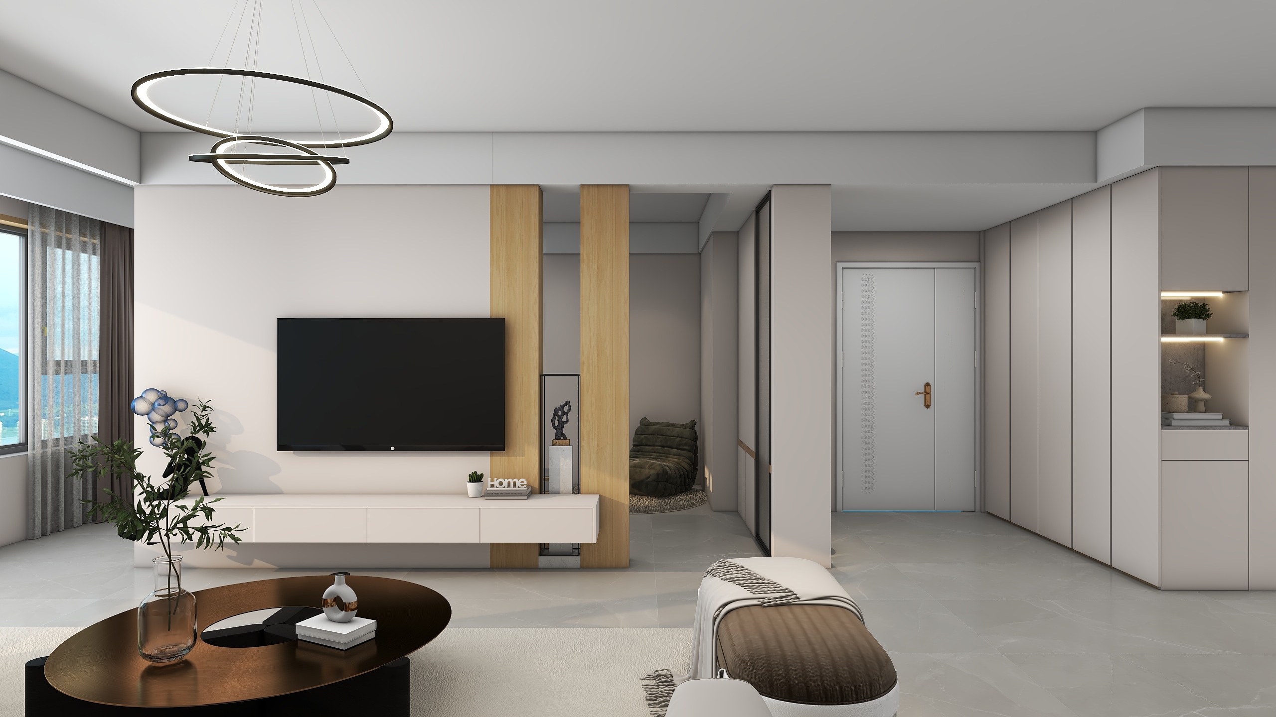 镜像空间设计-X-玺悦湾9-2-401-装修设计方案