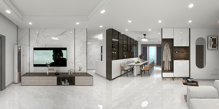 百乐家居设计王-浠水一河两岸2栋1202-装修设计方案