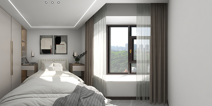 No.1yYVK-高层——白色轻奢-装修设计方案