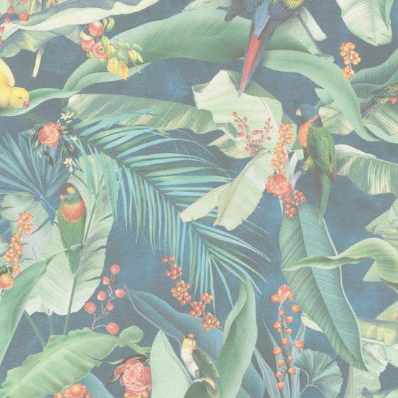 bru Multi-Color Wallpaper in Brown