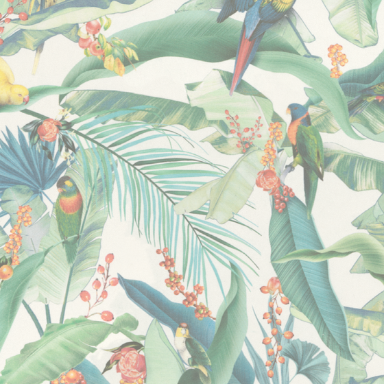 Bru Buru Leaves Multi-Color Print Material - Brown