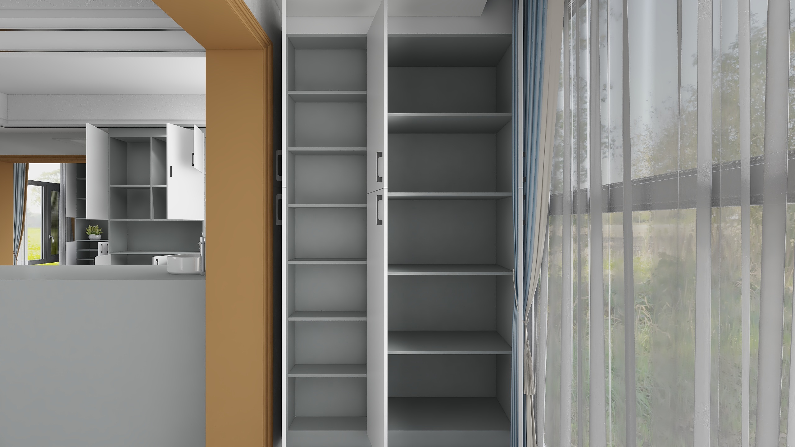 鑫羽装饰秦兴付-阳老师奥林匹克19栋二单元1402装修方案.dwg-装修设计方案