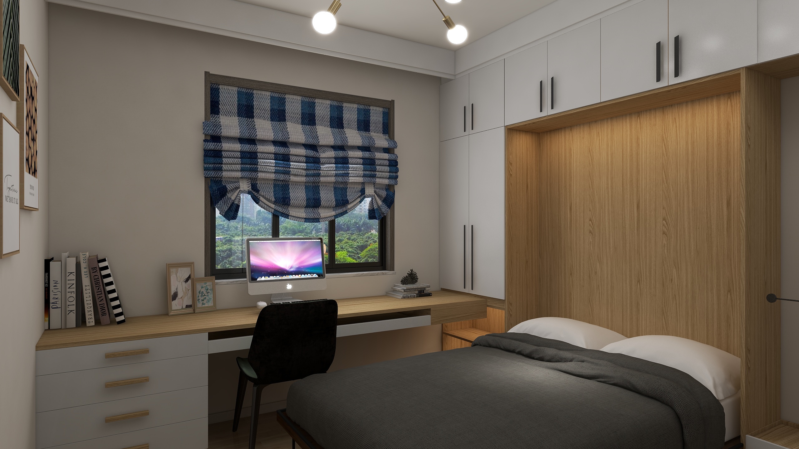 美丽家家居-悦瀾府现代奶油风-装修设计方案