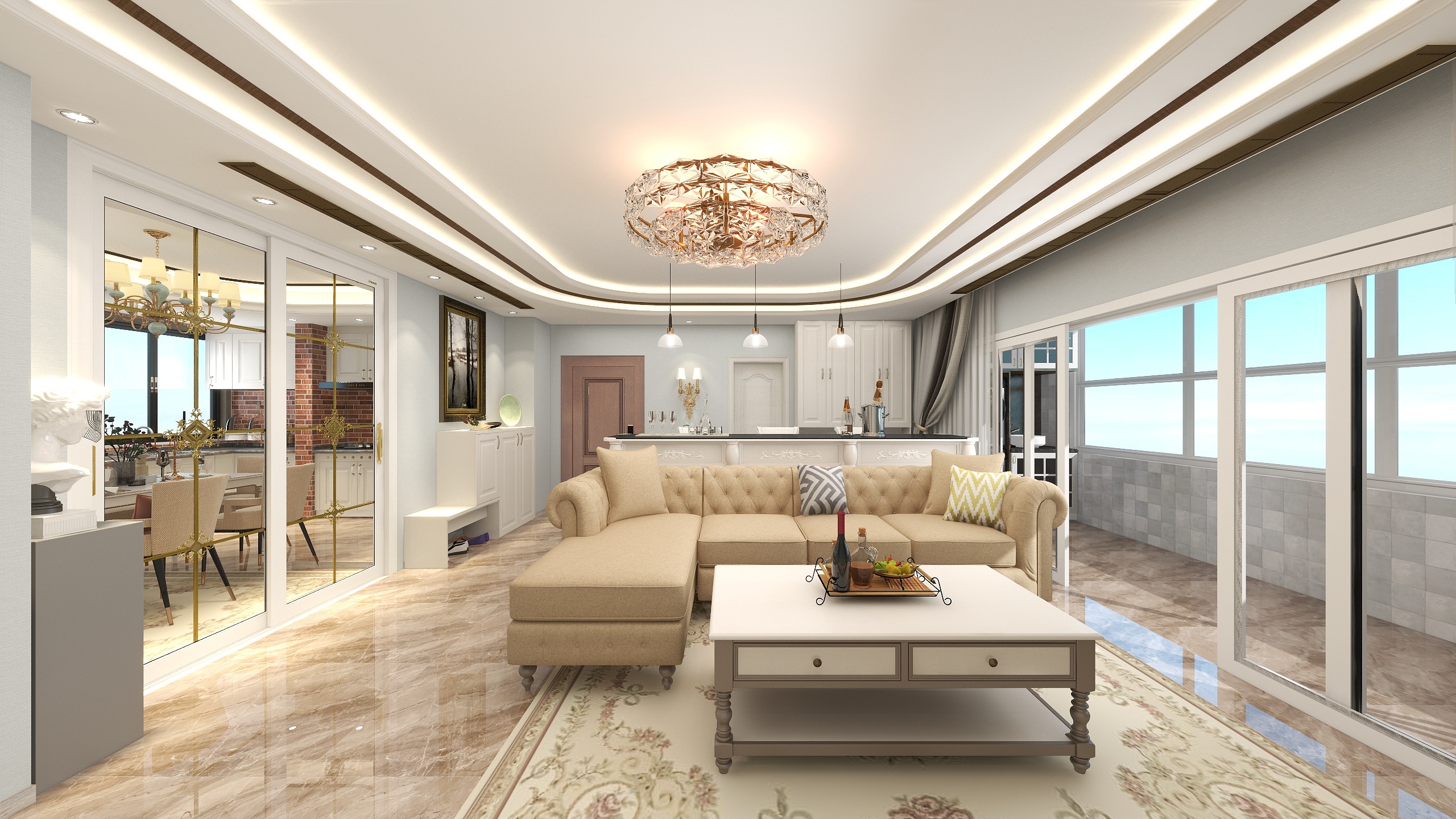 台湾小哥谈设计-简约美式风格装修效果图