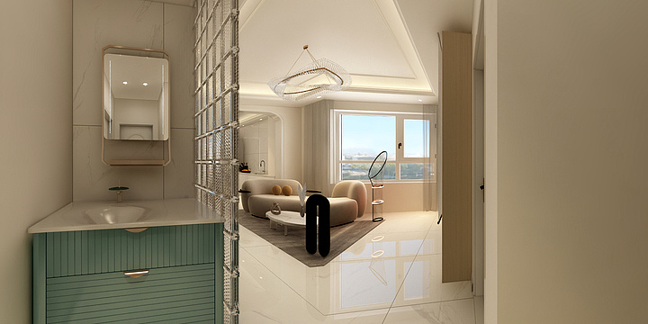 汇骏设计1-简约法式.dwg-副本-副本-装修设计方案