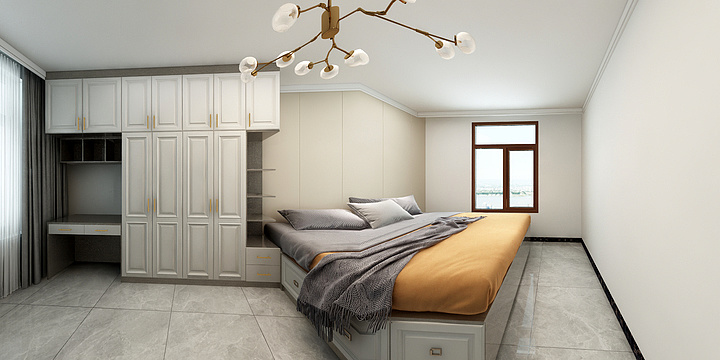 创展装饰-李艳明主任衣柜-装修设计方案