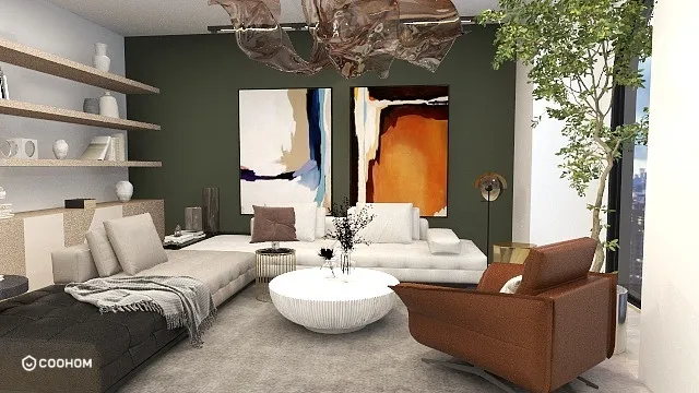 John Mark的装修设计方案:Chic Modern Apartment