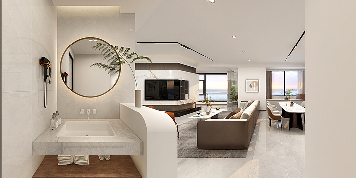 浮丶云空间设计-灿邦新天地-装修设计方案