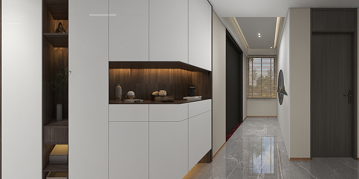 点点工作室L-浦阳南苑全案-厨房-装修设计方案