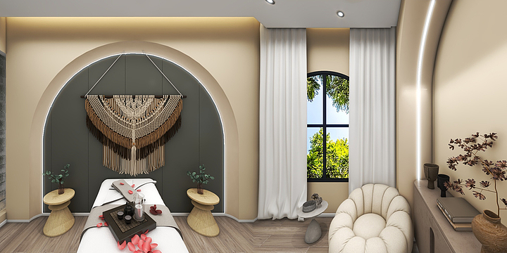 水木壹畫-美容院-装修设计方案