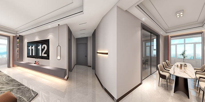 铜川设计师-焦向明-海林御苑26-2-2601-装修设计方案