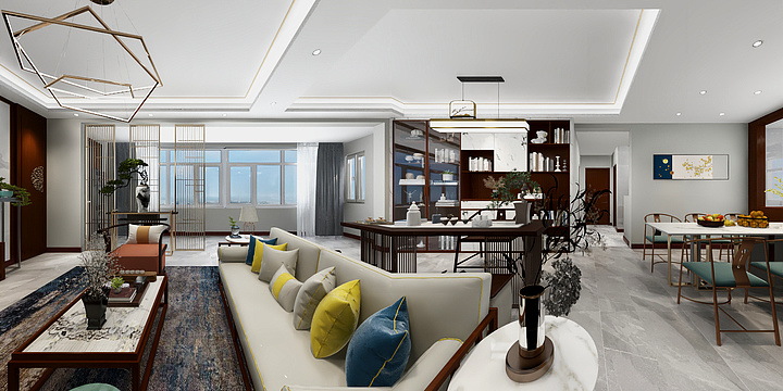 秦快作图-137㎡1室-装修设计方案