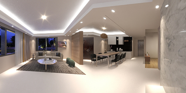 浮旧浮梦snDn-别墅-装修设计方案