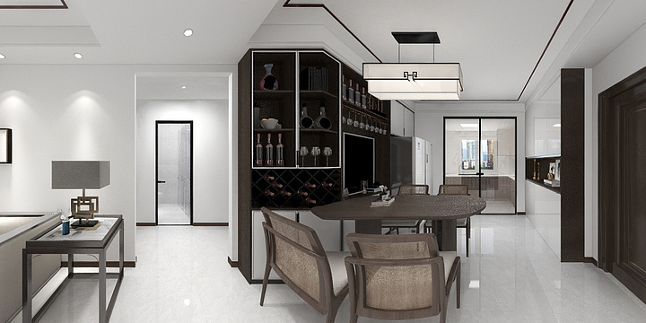 lorenzo7-檀营 三居两卫 120-装修设计方案