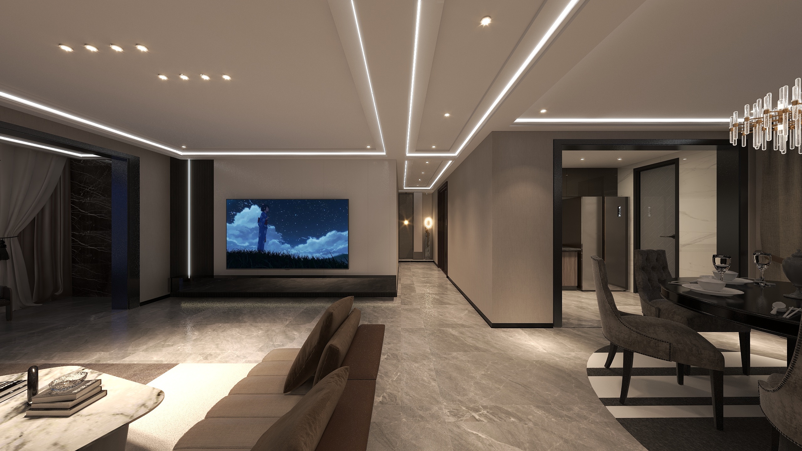 设计师玉京子-碧桂园天玺户装修效果图