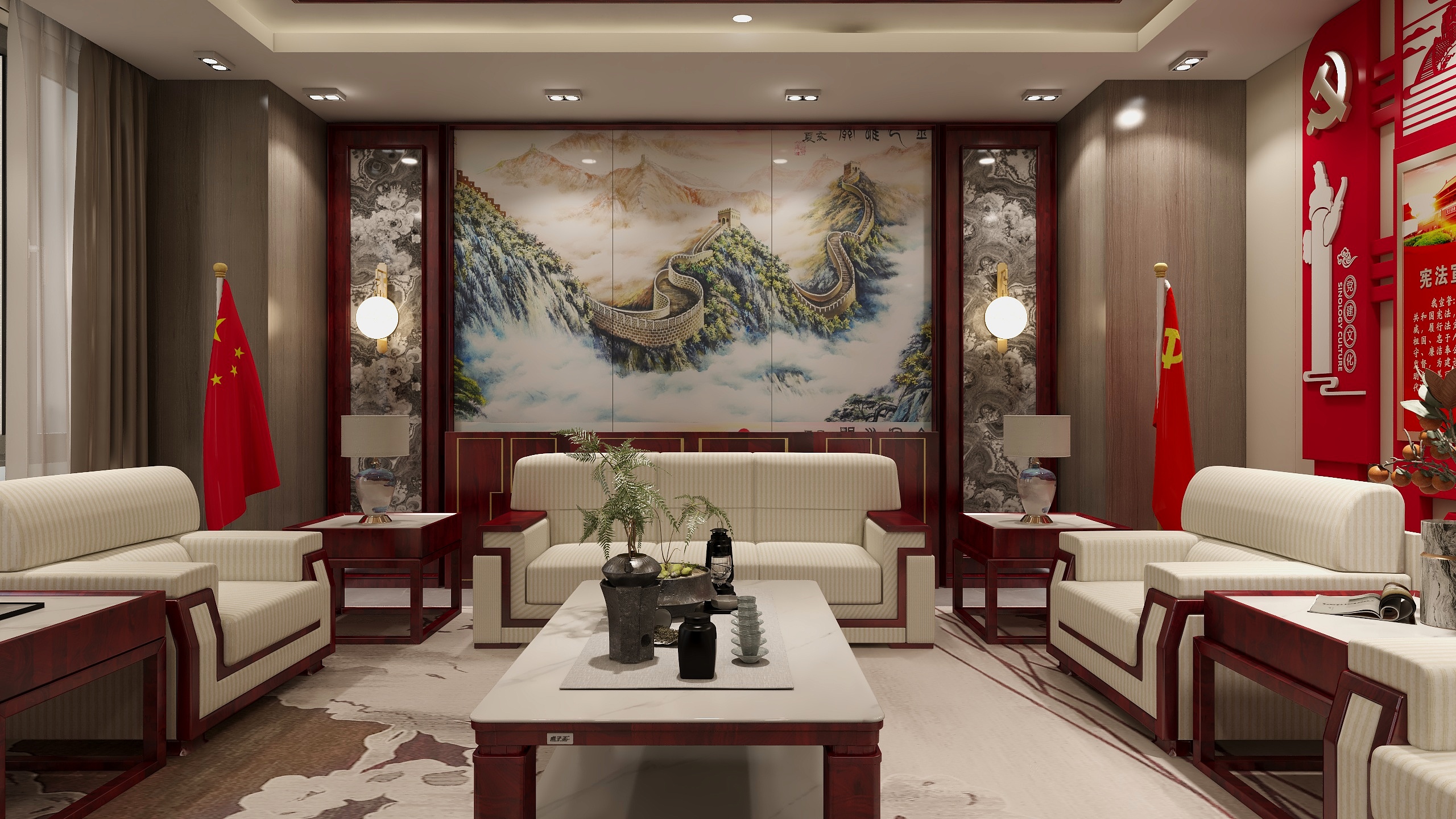 林卓文13897634499-海湖1400平米办公室第三版修改稿-装修设计方案