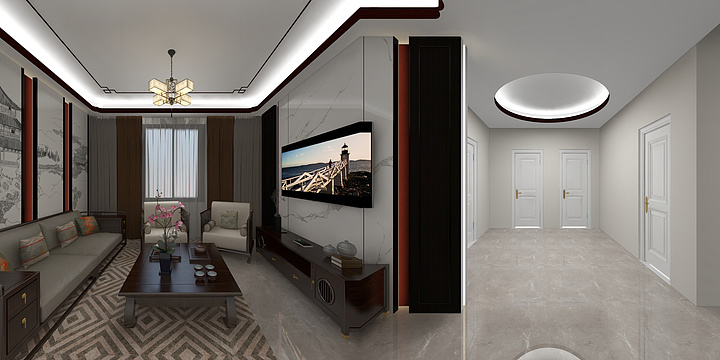 山东法狮龙fsl-金茂2-3楼方案1-装修设计方案