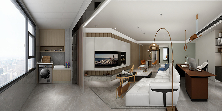 淄博周村科凡-金鼎尚城韩老师2-1-1701  第一版-装修设计方案