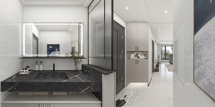 Linmax-亿饰佳-集美郡100平-石福财吊顶2-装修设计方案