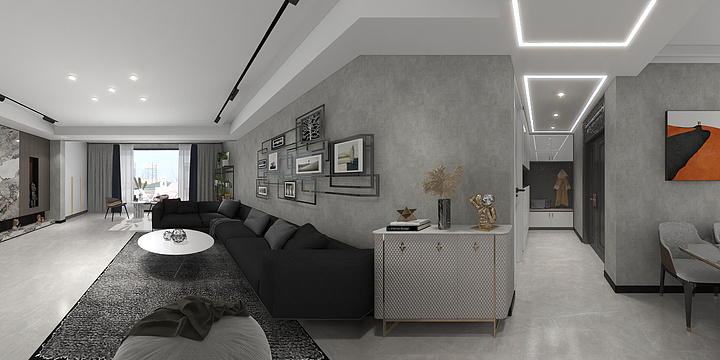 五彩斑斓的黑BaDG-17-装修设计方案