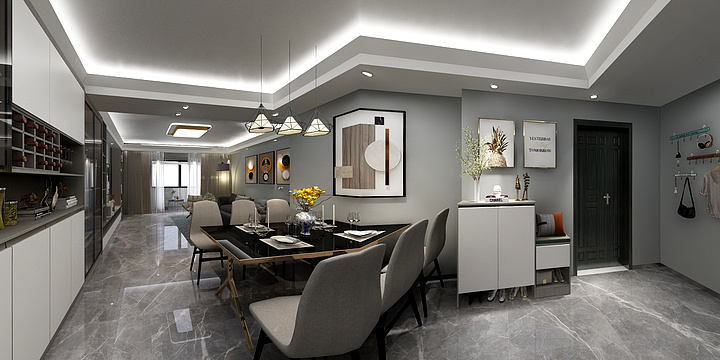 笙筱.-创鑫阳光城-装修设计方案