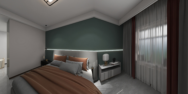 艺点空间设计工作室设计师-书香名邸-鸿河-装修设计方案