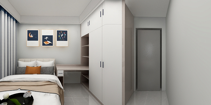 彦匠装饰一匡设计-天香华府2-1502室-装修设计方案