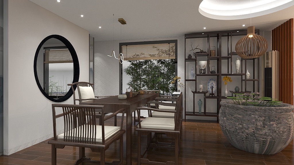 木香1-餐厅设计-装修设计方案