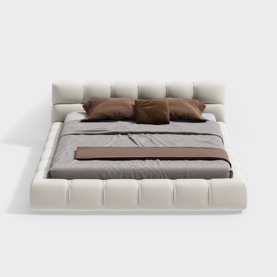 Modern Twin Beds,Twin Beds,Brown+Black