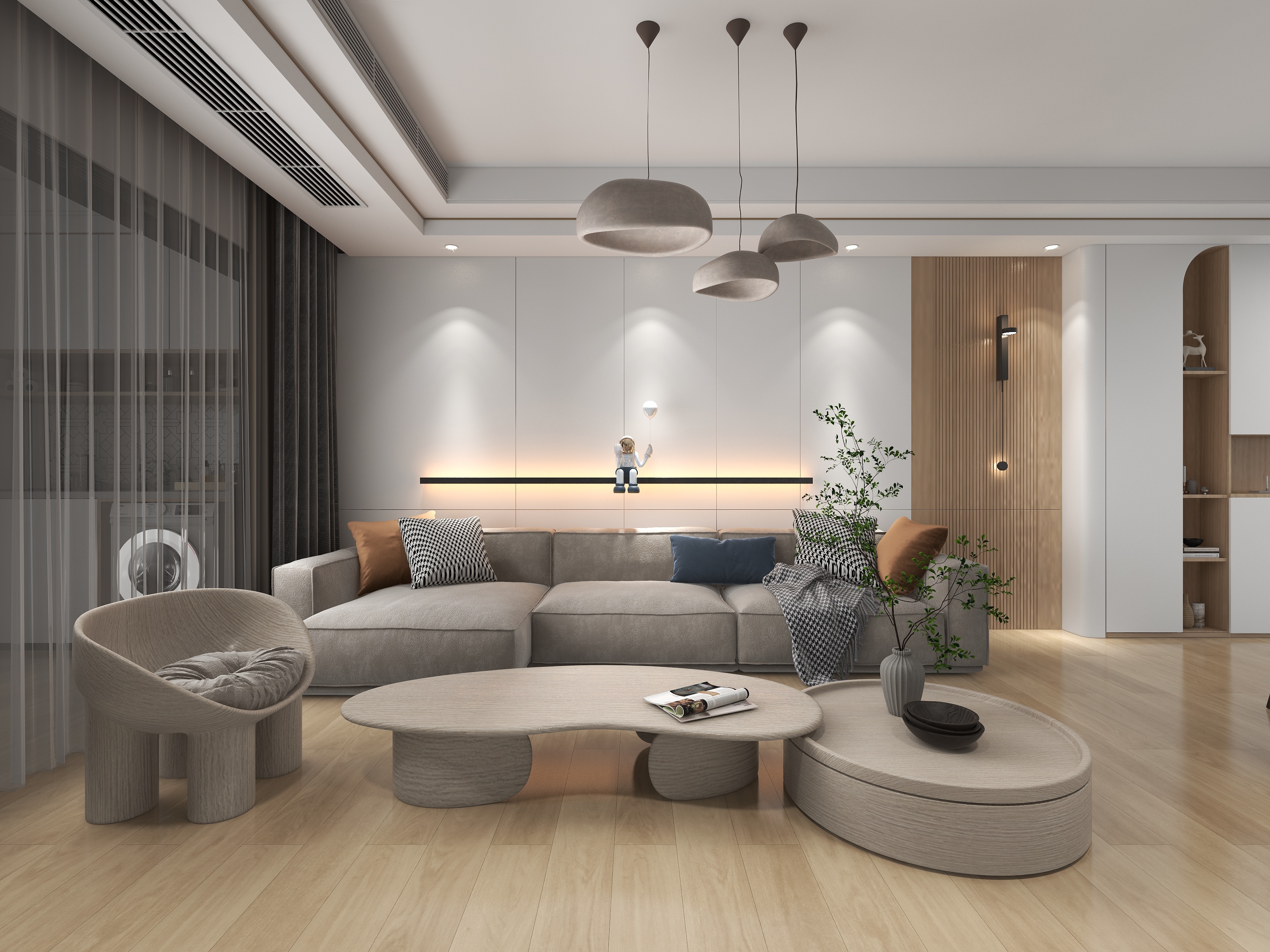 设计师珂源-珂源｜日式小两居-78平装修效果图