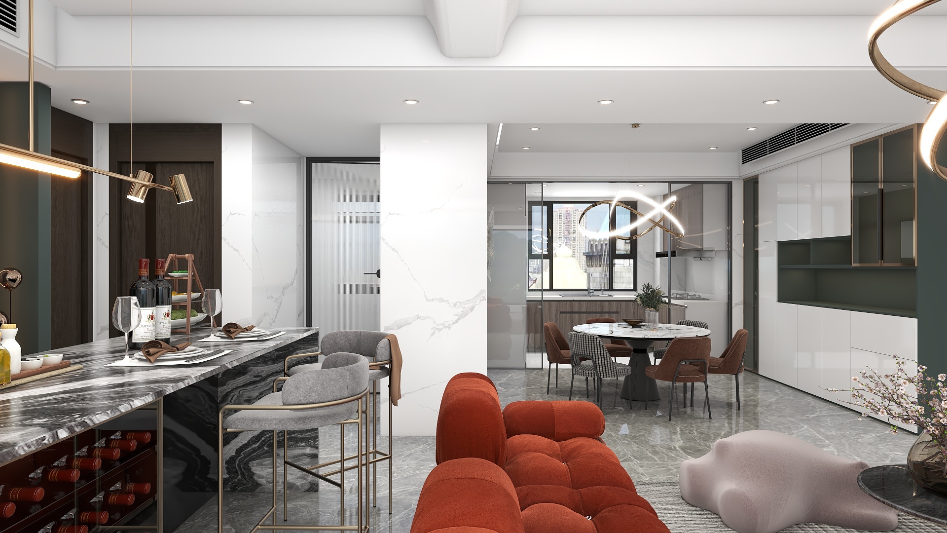 laluna7-璞荆设计-中景.尚海城张总152平方-装修设计方案