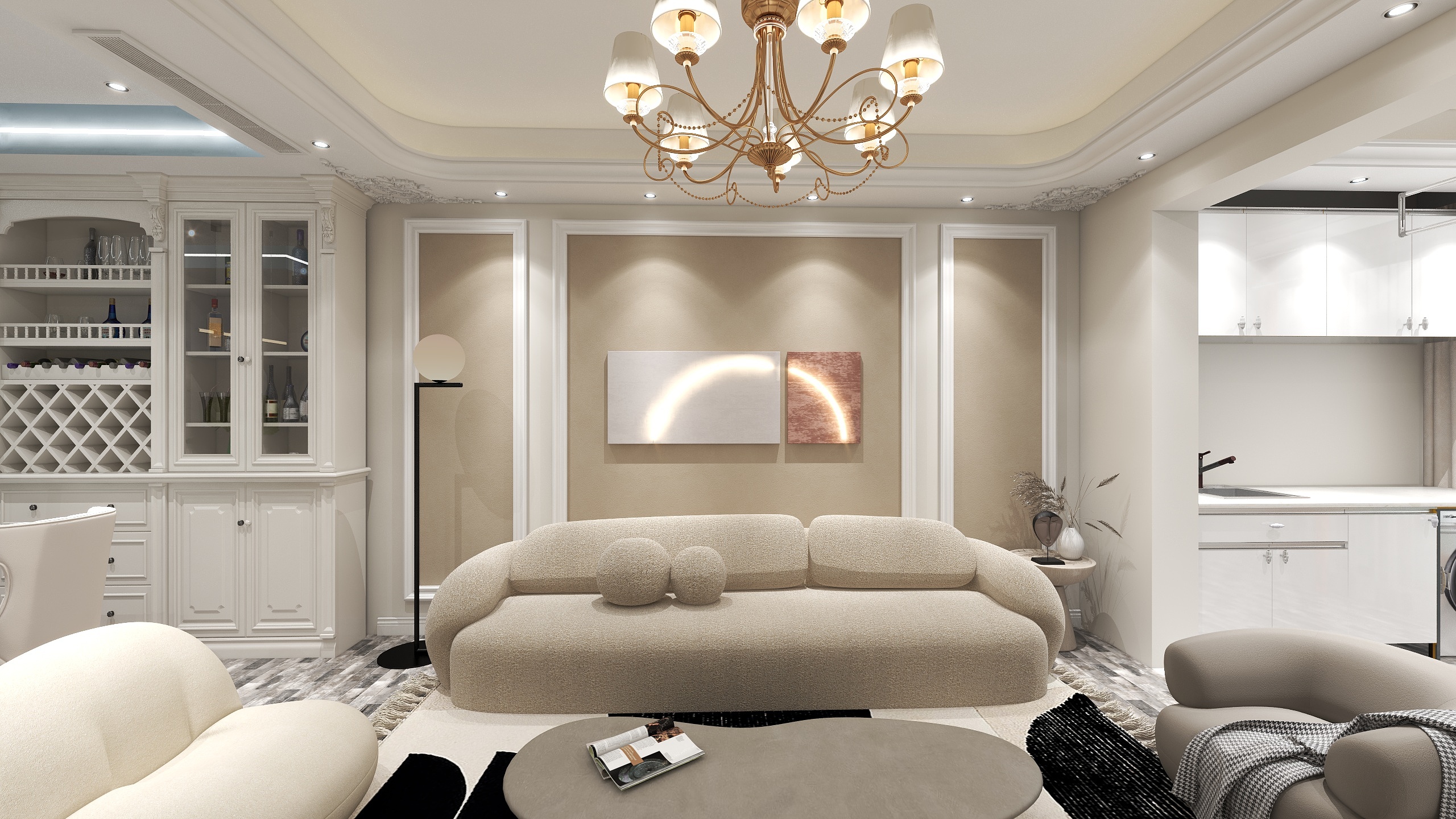 奶一口泡芙-保利东湾装修效果图