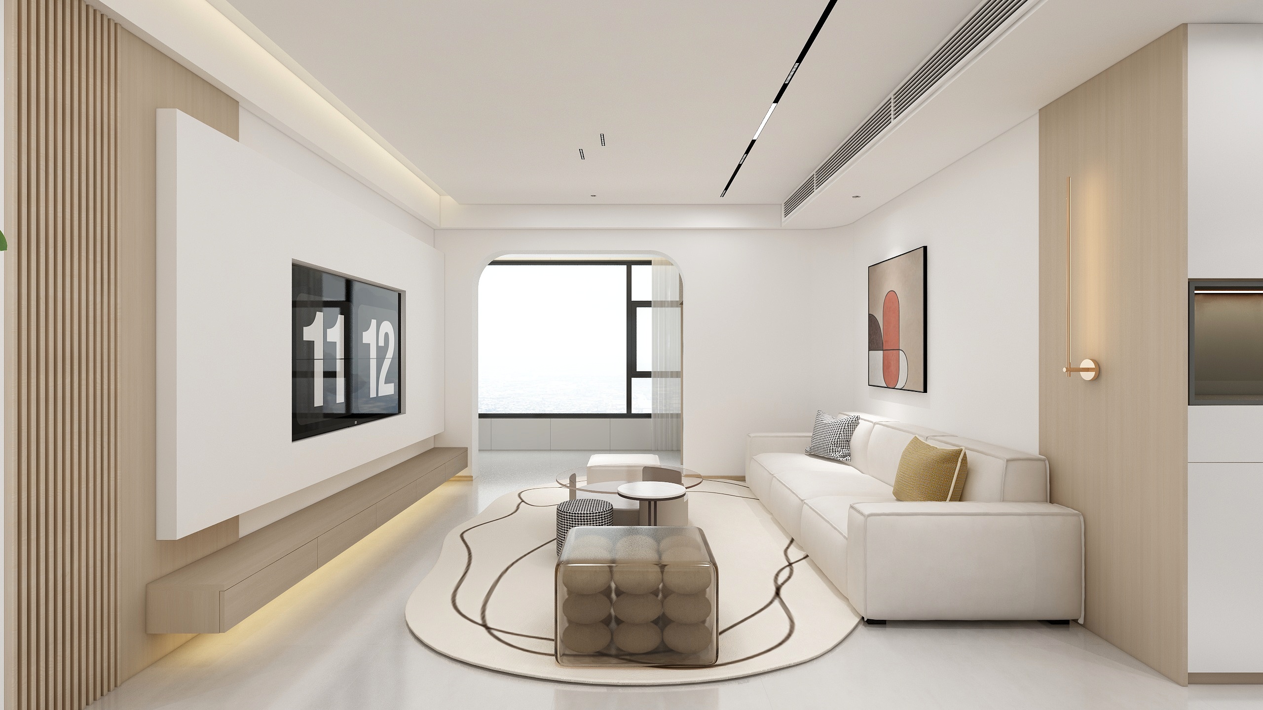 DESIGN一W-东原朗悦12-801-装修设计方案